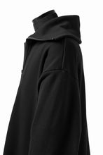 画像をギャラリービューアに読み込む, Y's HIGH-COLLAR HALF ZIP SWEAT SHIRT (BLACK)