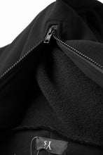 画像をギャラリービューアに読み込む, Y's HIGH-COLLAR HALF ZIP SWEAT SHIRT (BLACK)