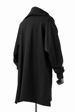 画像をギャラリービューアに読み込む, Y's HIGH-COLLAR HALF ZIP SWEAT SHIRT (BLACK)