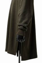 画像をギャラリービューアに読み込む, Y's HIGH-COLLAR HALF ZIP SWEAT SHIRT (KHAKI)