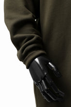 画像をギャラリービューアに読み込む, Y's HIGH-COLLAR HALF ZIP SWEAT SHIRT (KHAKI)