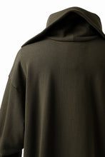 画像をギャラリービューアに読み込む, Y's HIGH-COLLAR HALF ZIP SWEAT SHIRT (KHAKI)