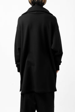 画像をギャラリービューアに読み込む, Y's HIGH-COLLAR HALF ZIP SWEAT SHIRT (BLACK)