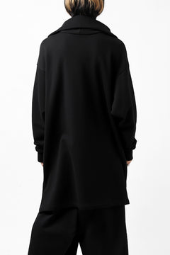 画像をギャラリービューアに読み込む, Y's HIGH-COLLAR HALF ZIP SWEAT SHIRT (BLACK)