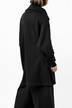 画像をギャラリービューアに読み込む, Y's HIGH-COLLAR HALF ZIP SWEAT SHIRT (BLACK)