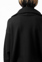 画像をギャラリービューアに読み込む, Y's HIGH-COLLAR HALF ZIP SWEAT SHIRT (BLACK)
