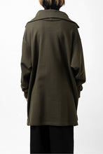 画像をギャラリービューアに読み込む, Y's HIGH-COLLAR HALF ZIP SWEAT SHIRT (KHAKI)