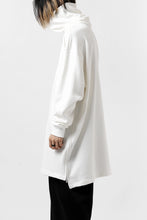 画像をギャラリービューアに読み込む, Y's HIGH-COLLAR HALF ZIP SWEAT SHIRT (WHITE)