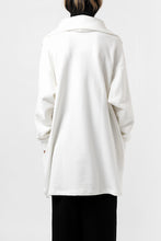 画像をギャラリービューアに読み込む, Y's HIGH-COLLAR HALF ZIP SWEAT SHIRT (WHITE)