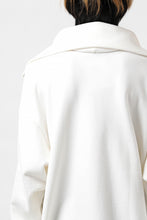 画像をギャラリービューアに読み込む, Y's HIGH-COLLAR HALF ZIP SWEAT SHIRT (WHITE)