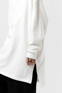 画像をギャラリービューアに読み込む, Y's HIGH-COLLAR HALF ZIP SWEAT SHIRT (WHITE)
