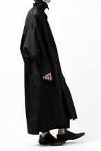 画像をギャラリービューアに読み込む, Y's HIGH-COLLAR LONG COAT / SOFT TWILL (BLACK)