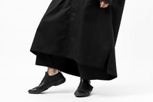画像をギャラリービューアに読み込む, Y's HIGH-COLLAR LONG COAT / SOFT TWILL (BLACK)