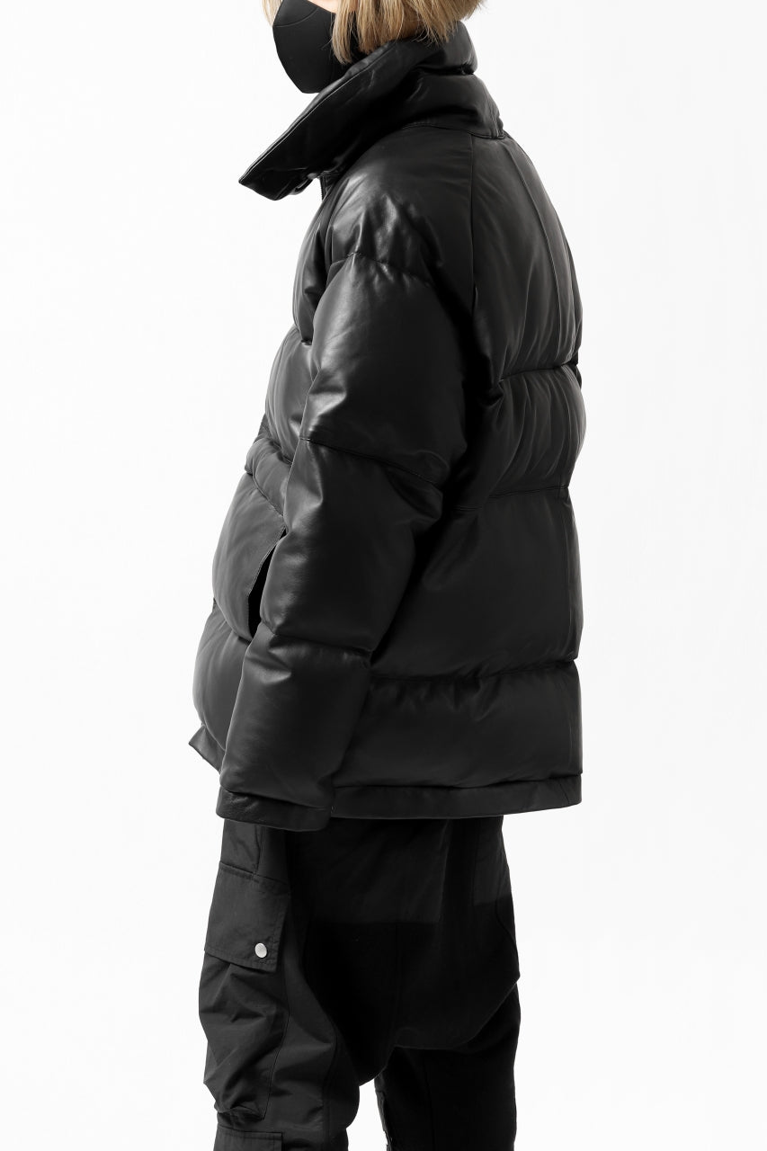 画像をギャラリービューアに読み込む, Y's.... SHEEP LEATHER DOWN JACKET (BLACK)