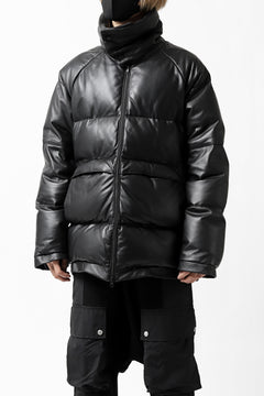 画像をギャラリービューアに読み込む, Y's.... SHEEP LEATHER DOWN JACKET (BLACK)