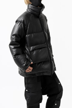 画像をギャラリービューアに読み込む, Y's.... SHEEP LEATHER DOWN JACKET (BLACK)