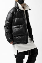 画像をギャラリービューアに読み込む, Y's.... SHEEP LEATHER DOWN JACKET (BLACK)