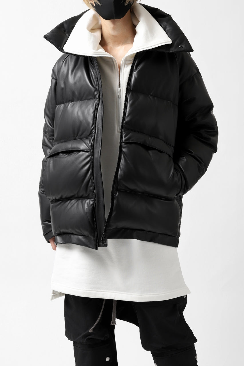 画像をギャラリービューアに読み込む, Y's.... SHEEP LEATHER DOWN JACKET (BLACK)