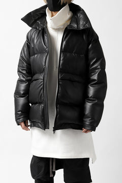 画像をギャラリービューアに読み込む, Y's.... SHEEP LEATHER DOWN JACKET (BLACK)