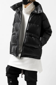 画像をギャラリービューアに読み込む, Y's.... SHEEP LEATHER DOWN JACKET (BLACK)
