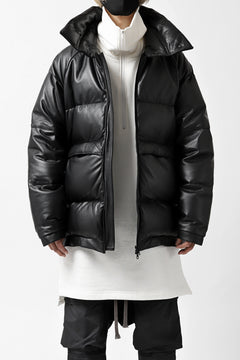 画像をギャラリービューアに読み込む, Y's.... SHEEP LEATHER DOWN JACKET (BLACK)