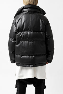 画像をギャラリービューアに読み込む, Y's.... SHEEP LEATHER DOWN JACKET (BLACK)