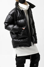 画像をギャラリービューアに読み込む, Y's.... SHEEP LEATHER DOWN JACKET (BLACK)