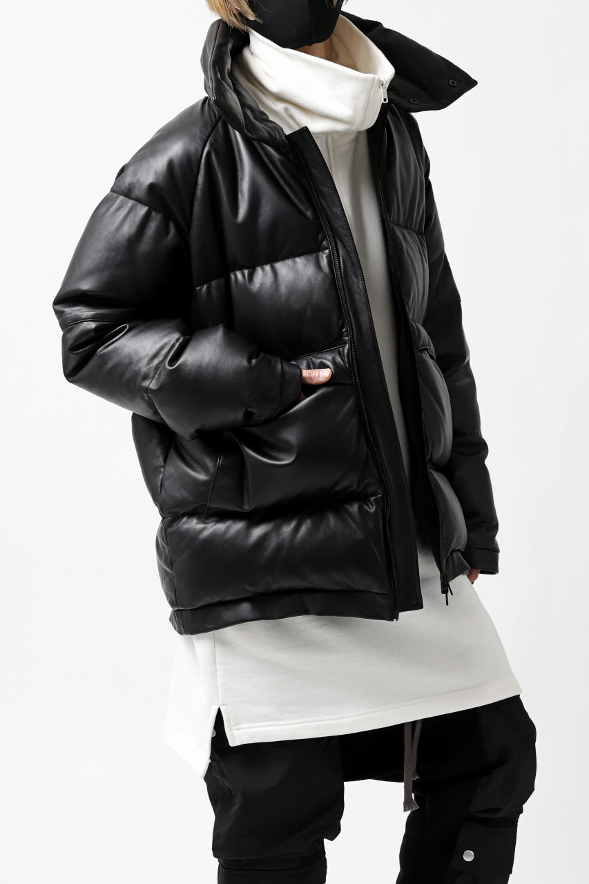 画像をギャラリービューアに読み込む, Y's.... SHEEP LEATHER DOWN JACKET (BLACK)