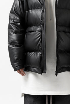 画像をギャラリービューアに読み込む, Y's.... SHEEP LEATHER DOWN JACKET (BLACK)
