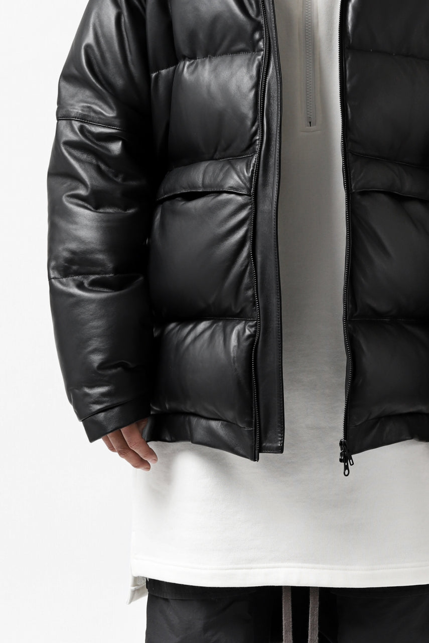 画像をギャラリービューアに読み込む, Y's.... SHEEP LEATHER DOWN JACKET (BLACK)