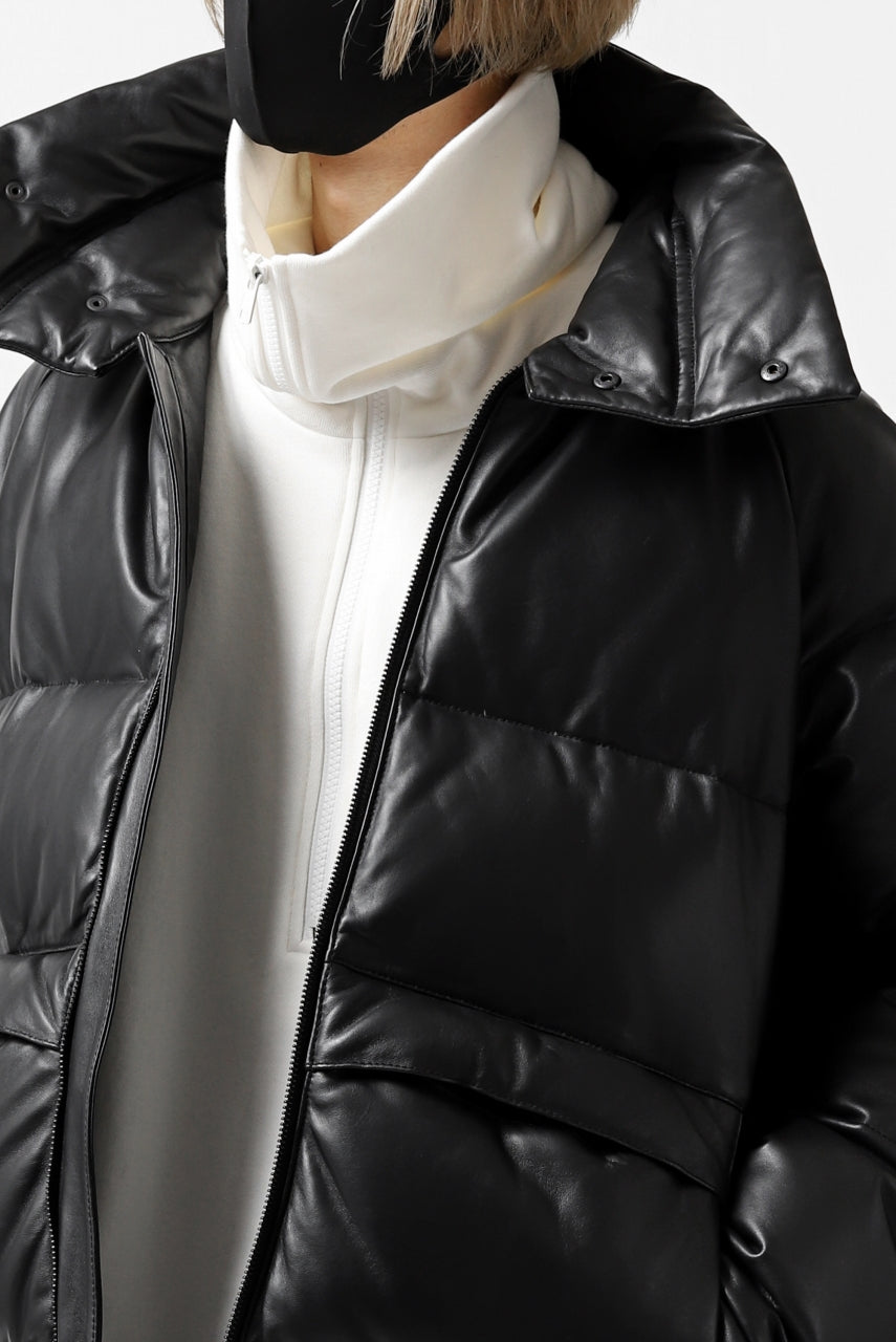 画像をギャラリービューアに読み込む, Y's.... SHEEP LEATHER DOWN JACKET (BLACK)