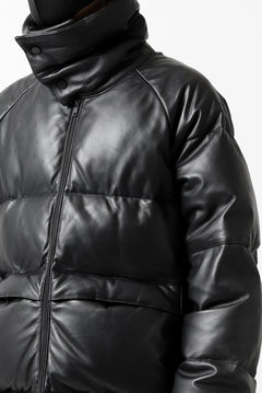 画像をギャラリービューアに読み込む, Y's.... SHEEP LEATHER DOWN JACKET (BLACK)