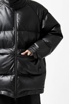 画像をギャラリービューアに読み込む, Y's.... SHEEP LEATHER DOWN JACKET (BLACK)