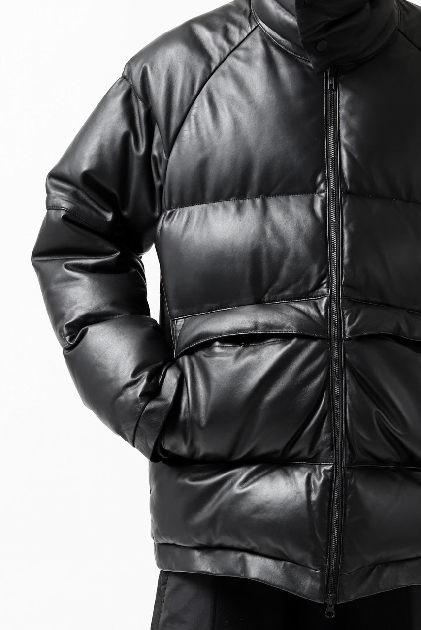 画像をギャラリービューアに読み込む, Y's.... SHEEP LEATHER DOWN JACKET (BLACK)