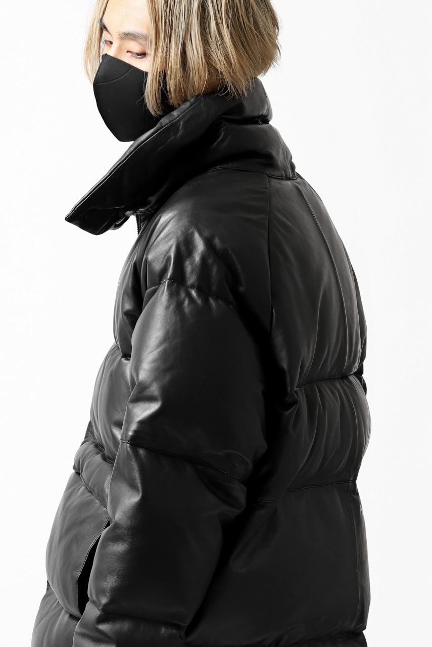 画像をギャラリービューアに読み込む, Y's.... SHEEP LEATHER DOWN JACKET (BLACK)