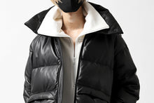 画像をギャラリービューアに読み込む, Y's.... SHEEP LEATHER DOWN JACKET (BLACK)