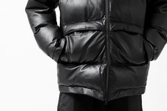 画像をギャラリービューアに読み込む, Y's.... SHEEP LEATHER DOWN JACKET (BLACK)