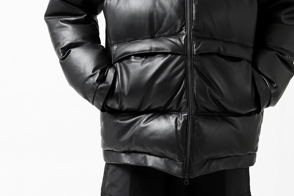 画像をギャラリービューアに読み込む, Y's.... SHEEP LEATHER DOWN JACKET (BLACK)