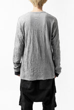 画像をギャラリービューアに読み込む, Y's BASIC LONG SLEEVE TEE / PLAIN STITCH WRINKLE (GREY)