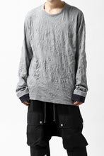 画像をギャラリービューアに読み込む, Y's BASIC LONG SLEEVE TEE / PLAIN STITCH WRINKLE (GREY)