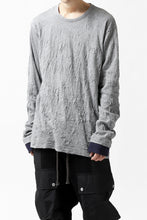 画像をギャラリービューアに読み込む, Y's BASIC LONG SLEEVE TEE / PLAIN STITCH WRINKLE (GREY)