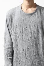 画像をギャラリービューアに読み込む, Y's BASIC LONG SLEEVE TEE / PLAIN STITCH WRINKLE (GREY)
