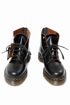 画像をギャラリービューアに読み込む, Y's x Dr. Martens 6-EYES BACK ZIP BOOTS 101 / VINTAGE SMOOTH (BLACK)