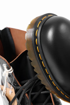 画像をギャラリービューアに読み込む, Y's x Dr. Martens 6-EYES BACK ZIP BOOTS 101 / VINTAGE SMOOTH (BLACK)