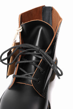 画像をギャラリービューアに読み込む, Y's x Dr. Martens 6-EYES BACK ZIP BOOTS 101 / VINTAGE SMOOTH (BLACK)