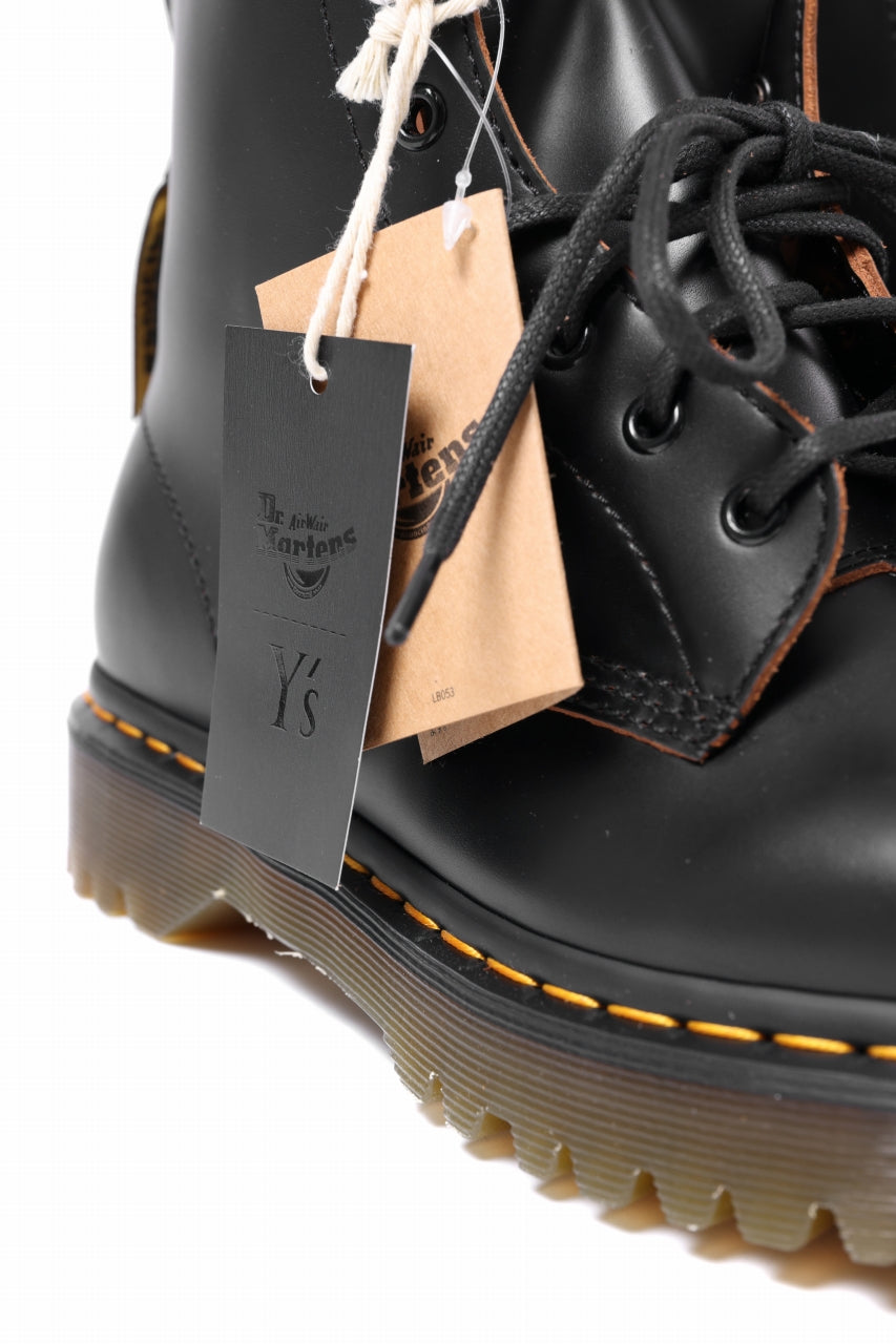 画像をギャラリービューアに読み込む, Y's x Dr. Martens 6-EYES BACK ZIP BOOTS 101 / VINTAGE SMOOTH (BLACK)