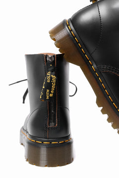 画像をギャラリービューアに読み込む, Y's x Dr. Martens 6-EYES BACK ZIP BOOTS 101 / VINTAGE SMOOTH (BLACK)