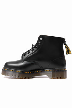 画像をギャラリービューアに読み込む, Y's x Dr. Martens 6-EYES BACK ZIP BOOTS 101 / VINTAGE SMOOTH (BLACK)