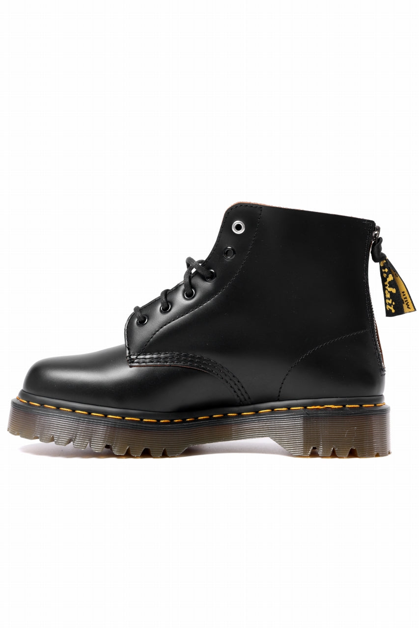 画像をギャラリービューアに読み込む, Y's x Dr. Martens 6-EYES BACK ZIP BOOTS 101 / VINTAGE SMOOTH (BLACK)