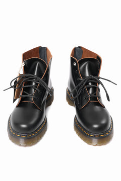 画像をギャラリービューアに読み込む, Y's x Dr. Martens 6-EYES BACK ZIP BOOTS 101 / VINTAGE SMOOTH (BLACK)